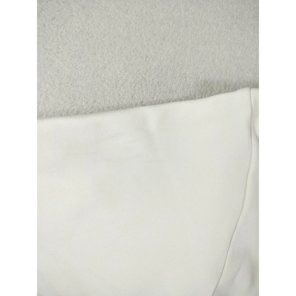 Under Armour Shirt Mens Large White Mock Neck Long Sleeve Athletic Base Layer